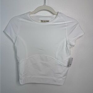NWT We The Free Free People Women's Classic White Short Sleeve Tee